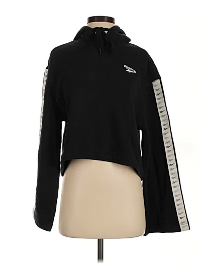 Pre-owned Reebok Pullover Hoodie In Black