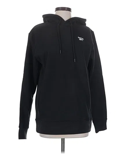 Pre-owned Reebok Pullover Hoodie In Black