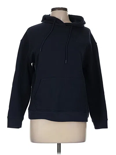 Pre-owned Reebok Pullover Hoodie In Blue