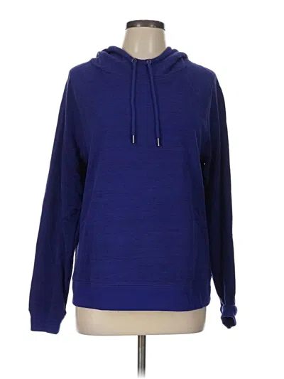 Pre-owned Reebok Pullover Hoodie In Blue