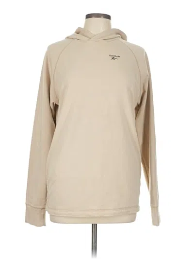 Pre-owned Reebok Pullover Hoodie In Brown