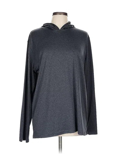 Pre-owned Reebok Pullover Hoodie In Gray