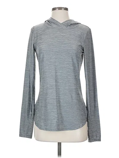 Pre-owned Reebok Pullover Hoodie In Gray