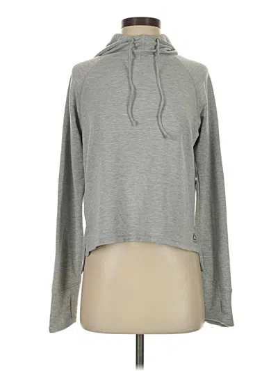 Pre-owned Reebok Pullover Hoodie In Gray