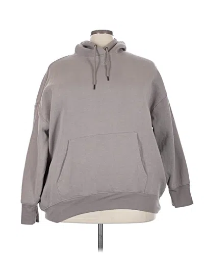 Pre-owned Reebok Pullover Hoodie In Gray