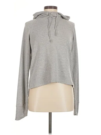 Pre-owned Reebok Pullover Hoodie In Gray