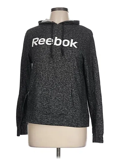 Pre-owned Reebok Pullover Hoodie In Gray