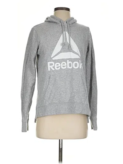 Pre-owned Reebok Pullover Hoodie In Gray