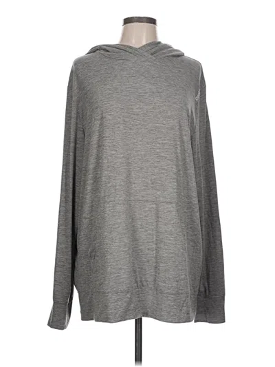 Pre-owned Reebok Pullover Hoodie In Gray
