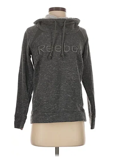 Pre-owned Reebok Pullover Hoodie In Gray