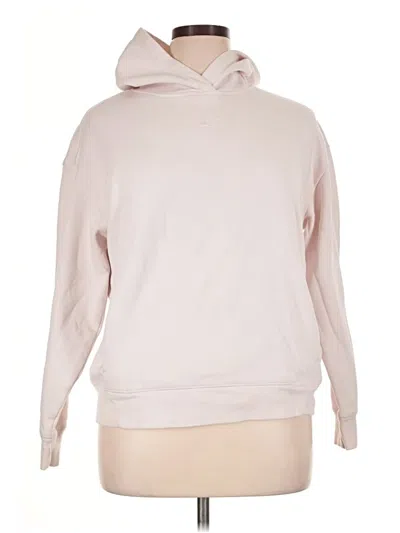 Pre-owned Reebok Pullover Hoodie In Pink