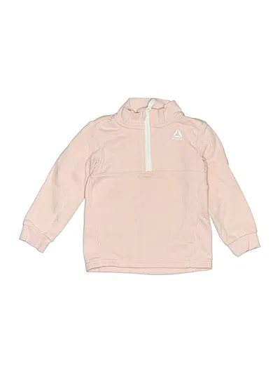 Pre-owned Reebok Kids' Pullover Hoodie In Pink