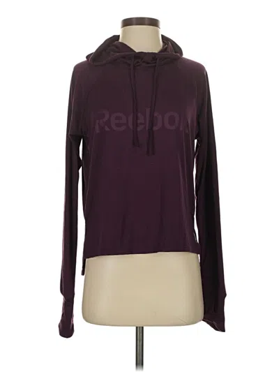 Pre-owned Reebok Pullover Hoodie In Purple