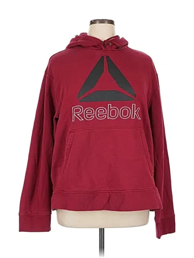 Pre-owned Reebok Pullover Hoodie In Red