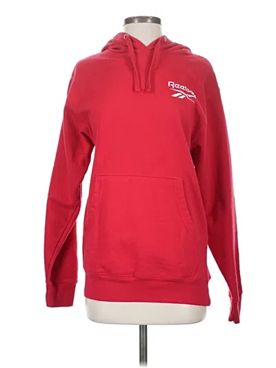 Pre-owned Reebok Pullover Hoodie In Red
