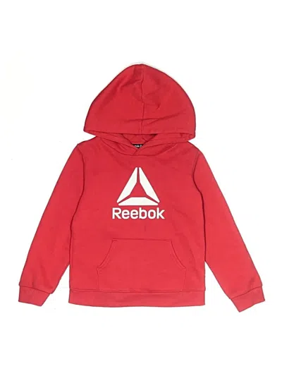 Pre-owned Reebok Kids' Pullover Hoodie In Red