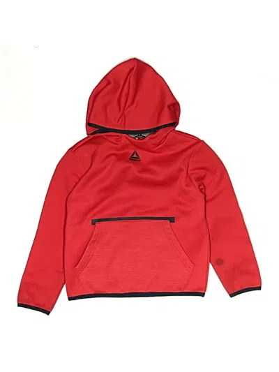 Pre-owned Reebok Kids' Pullover Hoodie In Red