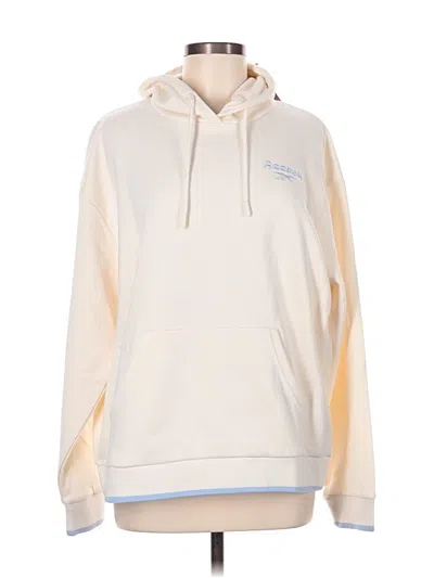 Pre-owned Reebok Pullover Hoodie In White