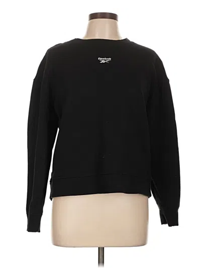 Pre-owned Reebok Pullover Sweater In Black