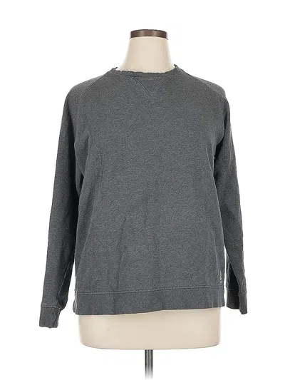 Pre-owned Reebok Pullover Sweater In Gray