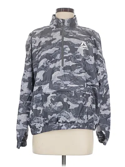 Pre-owned Reebok Pullover Sweater In Gray