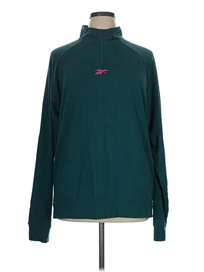 Pre-owned Reebok Pullover Sweater In Teal