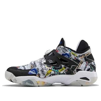 Reebok Pump Court 'sticker City - White Black' In Multi