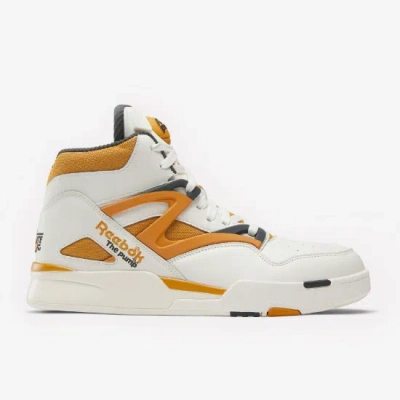 Pre-owned Reebok Pump Omni Zone 2 Basketball Shoes 'white/orange'- If4775 Expeditedship
