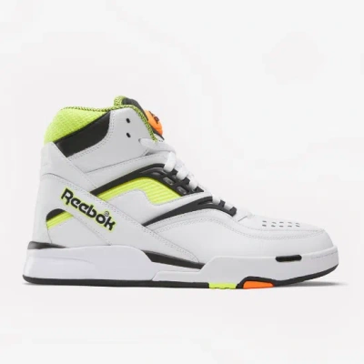 Pre-owned Reebok Pump Tz Basketball Shoes 'white/volt'- Ie1872 Expeditedship