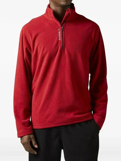 Reebok Quarter-zip Sweatshirt In Red