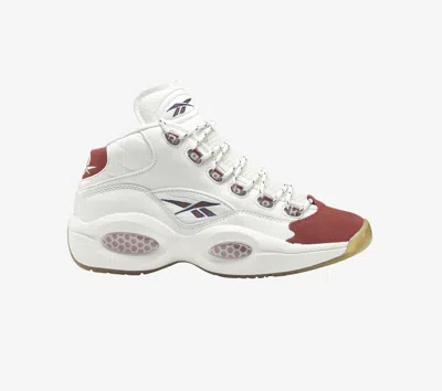 Pre-owned Reebok Question Mid Asg White Vintage Red Toe Ig2653 Hexalite Allen Iverson Size
