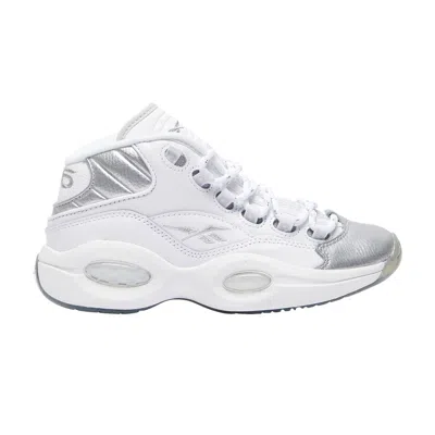 Pre-owned Reebok Question Mid Big Kid '25th Anniversary' | White | Kid's Size 6.5