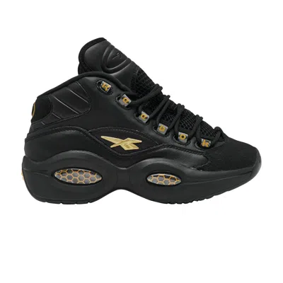 Pre-owned Reebok Question Mid Big Kid 'lux' | Black | Kid's Size 7