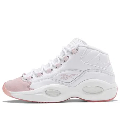 REEBOK REEBOK QUESTION MID BIG KID 'PINK TOE'