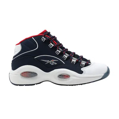 Pre-owned Reebok Question Mid Big Kid 'usa' | Blue | Kid's Size 6