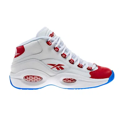 Pre-owned Reebok Question Mid Gs 'white Pearlized Red' | Kid's Size 6