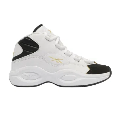 Pre-owned Reebok Question Mid J 'respect My Shine' | White | Kid's Size 11.5