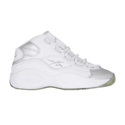 Pre-owned Reebok Question Mid Little Kid '25th Anniversary' | White | Kid's Size 3