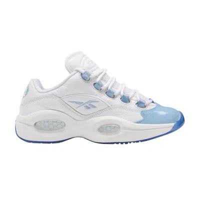 Pre-owned Reebok Question Patent Low J 'fluid Blue' | White | Kid's Size 6