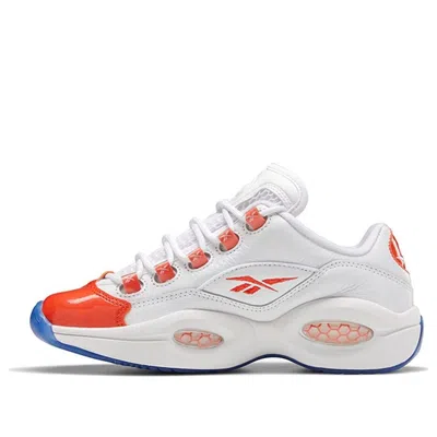 Reebok Question Patent Low J 'vivid Orange' In White