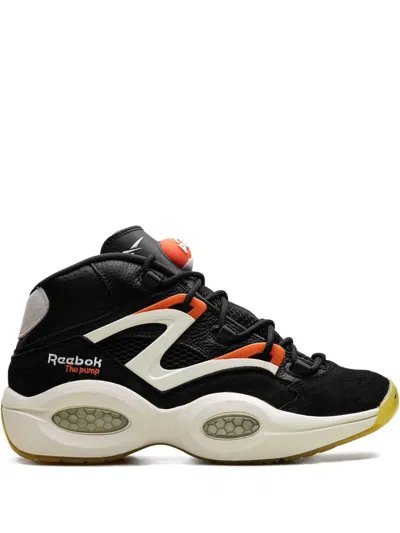 Reebok Question Pump Sneakers In Black