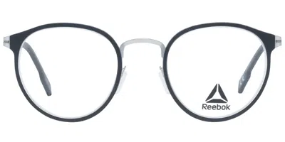 Reebok R9521 01 Men's Glasses Black Size 46 - Free Lenses - Blue Light Block Available In Black On Ruthenium Silver