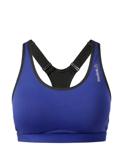 Reebok Racerback Cutout Tank Top In Blue