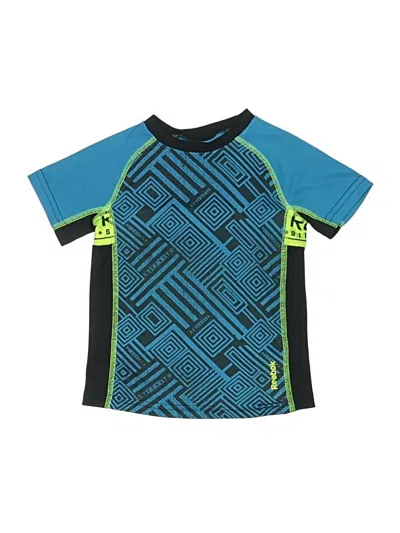 Pre-owned Reebok Kids' Rash Guard In Blue