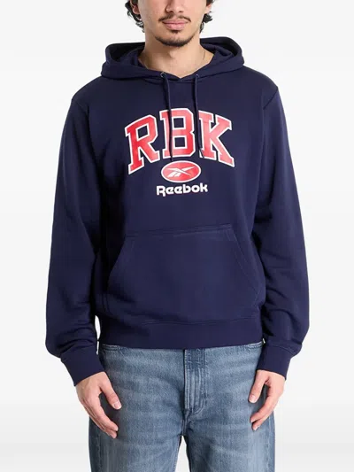 Reebok Rbk Collegiate Hoodie In Blue