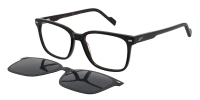 Reebok Rbk2001 With Clip-on 057p Occhiali Da Vista Neri Per Uomo (solo Montatura) In Black