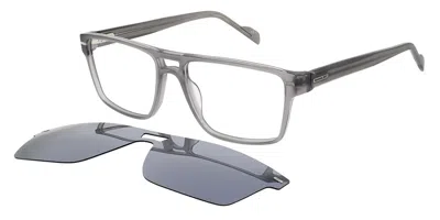 Reebok Rbk2003 With Clip-on Men's Glasses, Clear, Size 56