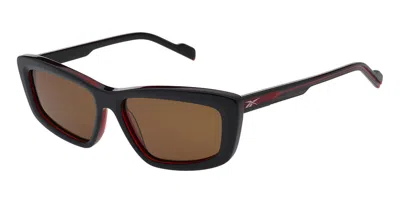 Reebok Rbk5010 Polarized 201p Occhiali Da Sole Borgogna Per Donna In Brown
