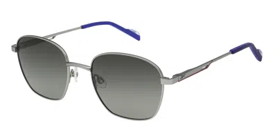 Reebok Rbk7002 Polarized 817p Occhiali Da Sole Argentati Per Uomo In Gray