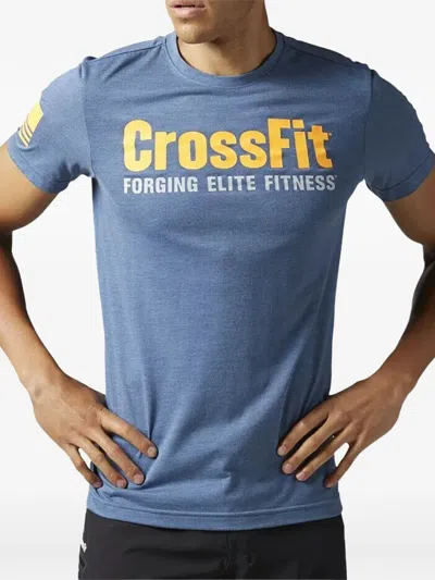 Reebok Rcf Forging Elite Fitness Round-neck T-shirt In Blue